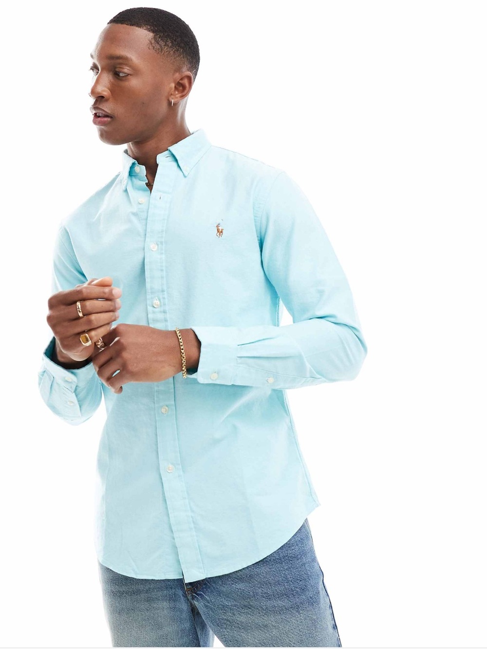 Polo Ralph Lauren Iconic Logo Oxford Shirt - Picture 12 of 14